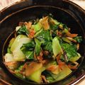Kappa's cooksnap of when they made さっと一品☆　チンゲンサイの桜海老炒め.