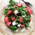 summer155's cooksnap of when they made 夏にぴったり！スイカとチーズのサラダ.
