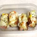 ★sakatera★'s cooksnap of when they made リメイク♪ちくわのポテサラチーズ焼き.