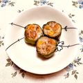 ♡ぴんくちゃん♡'s cooksnap of when they made ミニピーマンの肉詰め.