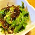 サーオ's cooksnap of when they made レンジで超簡単！ピーマンのごま昆布和え★.