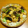 55才のおじさん's cooksnap of when they made こってり♡鶏と茄子の甘辛彩り炒め.