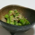 うさぎのシーマ's cooksnap of when they made 焼きアスパラのお浸し.