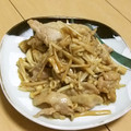 きらり流れ星's cooksnap of when they made 豚肉ときのこいっぱい炒め.