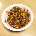 take♪aki♪'s cooksnap of when they made ミンチ・コーン・大豆のカレー粉炒め♪.