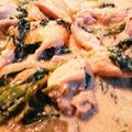 こーじｻﾝ's cooksnap of when they made 鶏肉とほうれん草のクリーム煮.