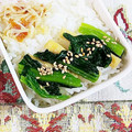 SP♪'s cooksnap of when they made 小松菜と油揚げのおひたし♪.