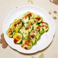 ネコかえる's cooksnap of when they made 5分で簡単✿ズッキーニのピザ風.