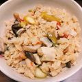 ユットン's cooksnap of when they made 鶏肉とアスパラの炊き込みご飯.