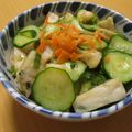 もんしゅしゅ's cooksnap of when they made イカ刺身した後のものでの酢の物.