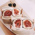 chokolin's cooksnap of when they made いちじくのクリームチーズヨーグルトサンド.