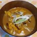 クックNBQNE0☆'s cooksnap of when they made 再現！？若○屋の絶品カレーうどん.