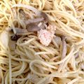mii♡m's cooksnap of when they made カニの缶詰パスタ.