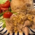 ♡☆ひとみん☆♡'s cooksnap of when they made もち麦で美味♡シンガポールチキンライス風.