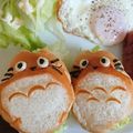 めぐりあいて's cooksnap of when they made ロールパンdeトトロールサンド♪.