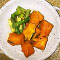 ももたももた's cooksnap of when they made かぼちゃとアスパラガスの炊き合わせ.