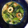 hyperaika's cooksnap of when they made 小松菜とちくわの酢味噌和え.