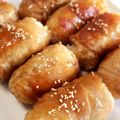 彩（aya）'s cooksnap of when they made 旨い！◎肉巻きおにぎり◎.