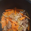 phnanzu's cooksnap of when they made にんじんと豚肉のマーマレード炒め.