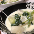 しげる66's cooksnap of when they made 簡単・青梗菜とかぶのとろ～り牛乳煮.