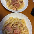 いっち's cooksnap of when they made フィットチーネのカルボナーラ.