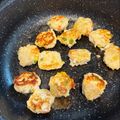 gura_gura's cooksnap of when they made 豆腐と鶏挽肉でフワフワ♡チキンナゲット.