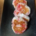 ちょい歩茶's cooksnap of when they made 簡単お弁当にも☆ねぎと紅生姜のはんぺん焼.