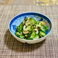 コムギ大好き's cooksnap of when they made おばけ胡瓜と竹輪の酢の物　作り置きにも◎.