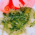 まりえmy's cooksnap of when they made 海ぶどうの和風サラダ.