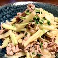 namike's cooksnap of when they made 豆苗とジャガイモの豚バラ炒め.