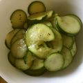 楽しく料理♪'s cooksnap of when they made ズッキーニを生で！簡単和風マリネ☆.