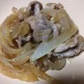 ちゃぎー's cooksnap of when they made 豚ロース肉の生姜焼き☆新玉ねぎ添え.