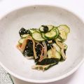 イケメグ's cooksnap of when they made 5分で副菜☆キュウリとワカメの和え物.