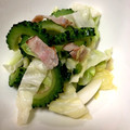 マメカナ's cooksnap of when they made ゴーヤとキャベツの旨塩炒め.