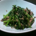 dandp's cooksnap of when they made ツンっとウマっ♥春菊とツナのからし和え.