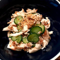 keb's cooksnap of when they made ささみときゅうりの梅ごま和え.