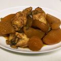 つんきちママ's cooksnap of when they made 鳥の手羽元と大根の煮物☆炊飯器調理.