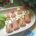 虹色♪︎ちゅーりっぷ's cooksnap of when they made チーズウインナー君☆お弁当に☆キャラ弁☆.