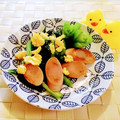 ももちゃんのれしぴ's cooksnap of when they made 魚肉ソーセージと小松菜のたまご炒め♪.