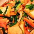 ひなた１０１６'s cooksnap of when they made 厚揚げ中華炒め.