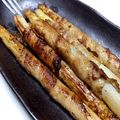 rikashanti's cooksnap of when they made ホワイトアスパラの肉巻きソテー.
