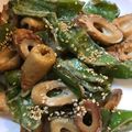 ちはるき27's cooksnap of when they made 簡単！ピーマンとちくわの醤油マヨ炒め♥.