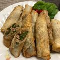 ♡てるてる♡'s cooksnap of when they made 豚ひき肉とねぎの春巻き.
