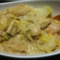 たんたん　's cooksnap of when they made 白菜とえのきのクリーム煮.