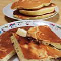 yappyパクパク's cooksnap of when they made 【チョコバナナ♡ ホットケーキ♪】.