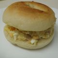 ３びきのこブタ's cooksnap of when they made ベーグルのツナたまトースト.
