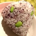 ONE★MAYU★'s cooksnap of when they made 枝豆ゆかりおにぎり.