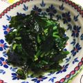 田舎のしずちゃん。's cooksnap of when they made ほうれん草と韓国海苔のナムル.