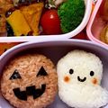 いちごジャム44's cooksnap of when they made 超簡単♪ハロウィンおにぎり.
