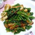 myukitty's cooksnap of when they made 法蓮草と油揚げで簡単★食べるラー油和え.
